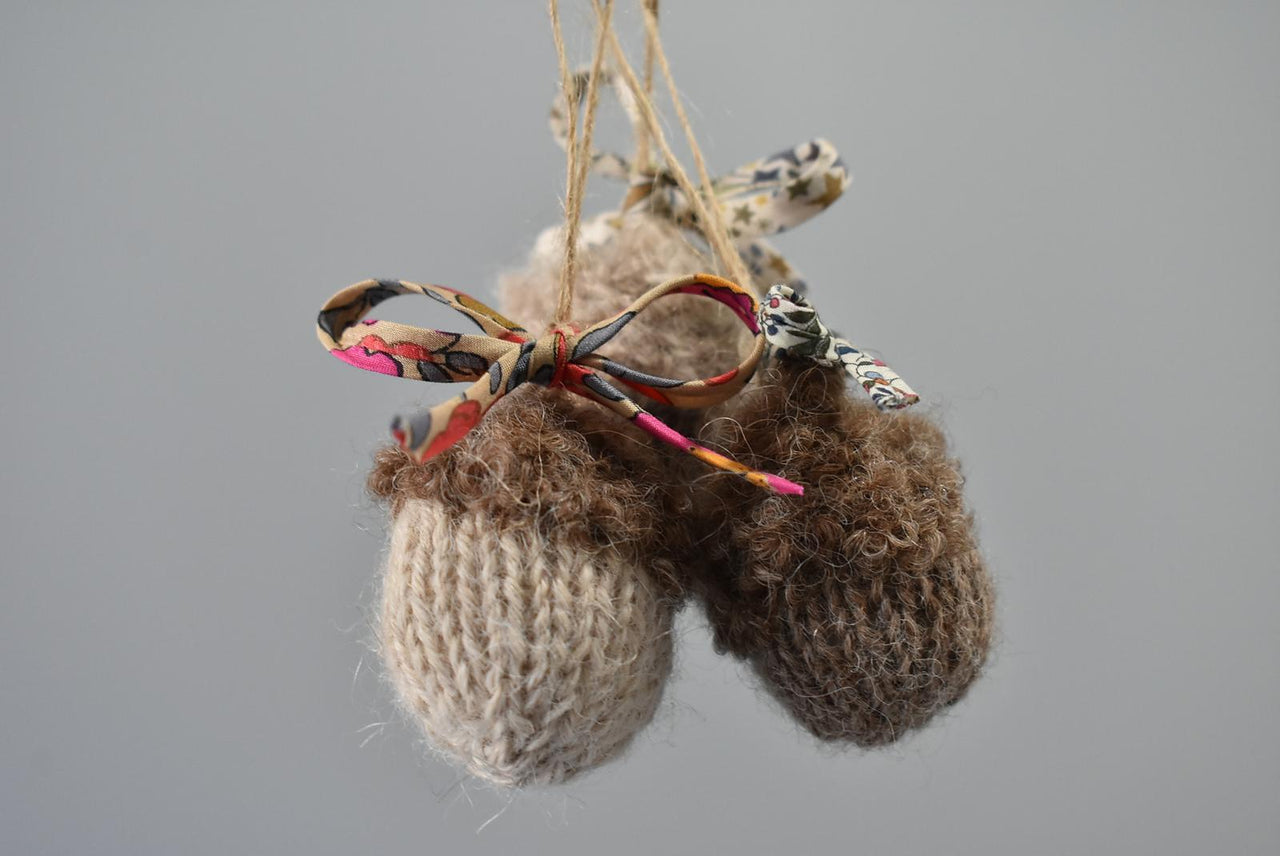 Mushrooms and acorns