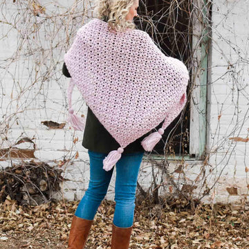 At First Blush Triangle Scarf