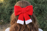 Mrs Claus Hair Bow