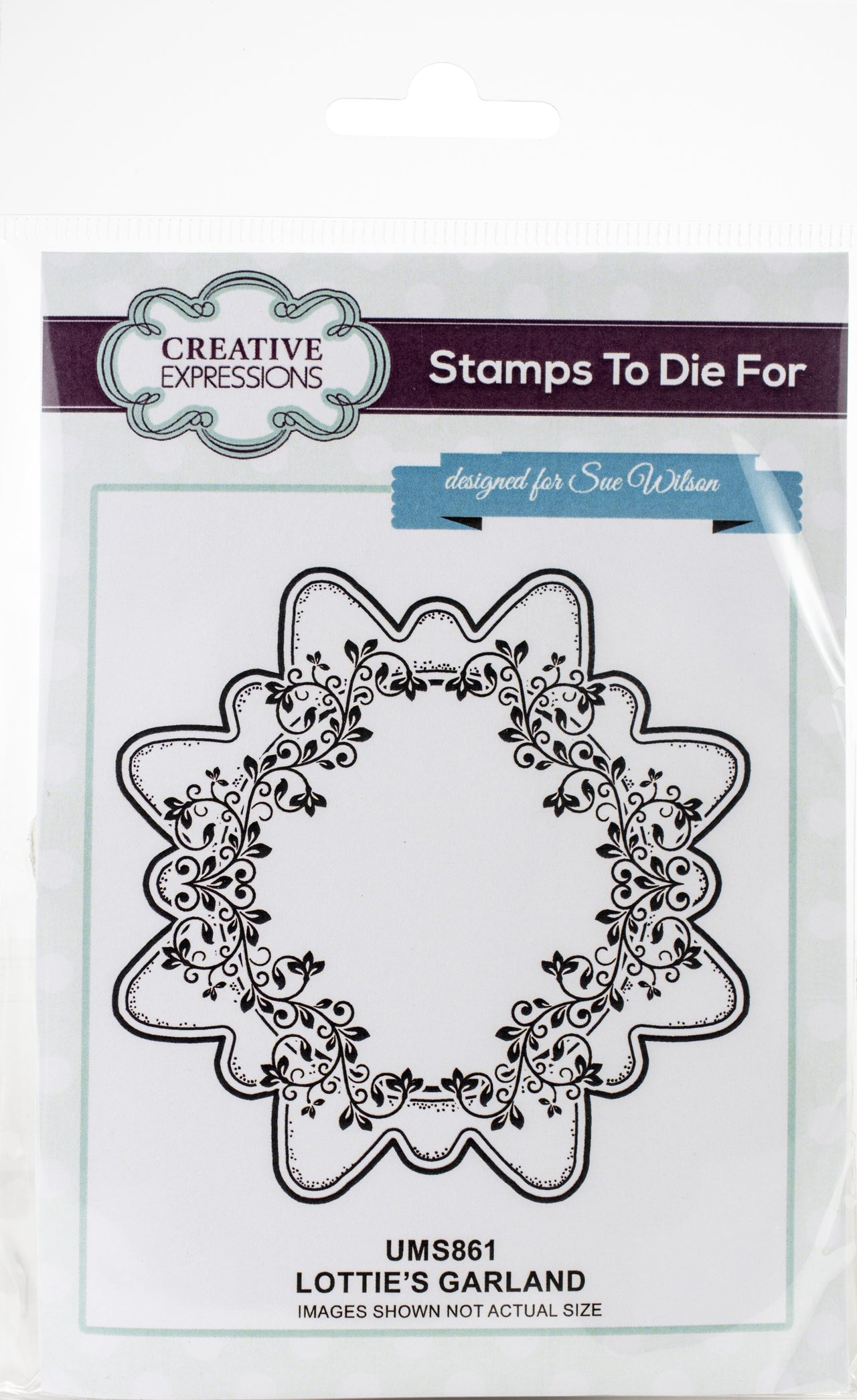 Creative Expressions Stamps To Die For By Sue Wilson - Lottie's Garland