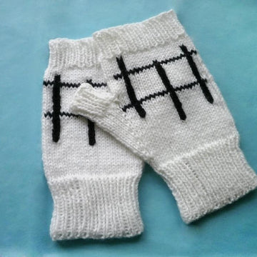 Broken grid gloves