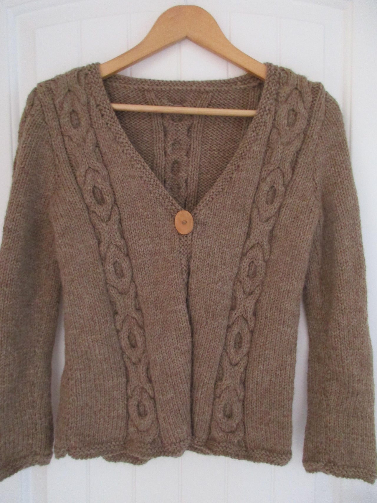 Cable Panel Cardigan