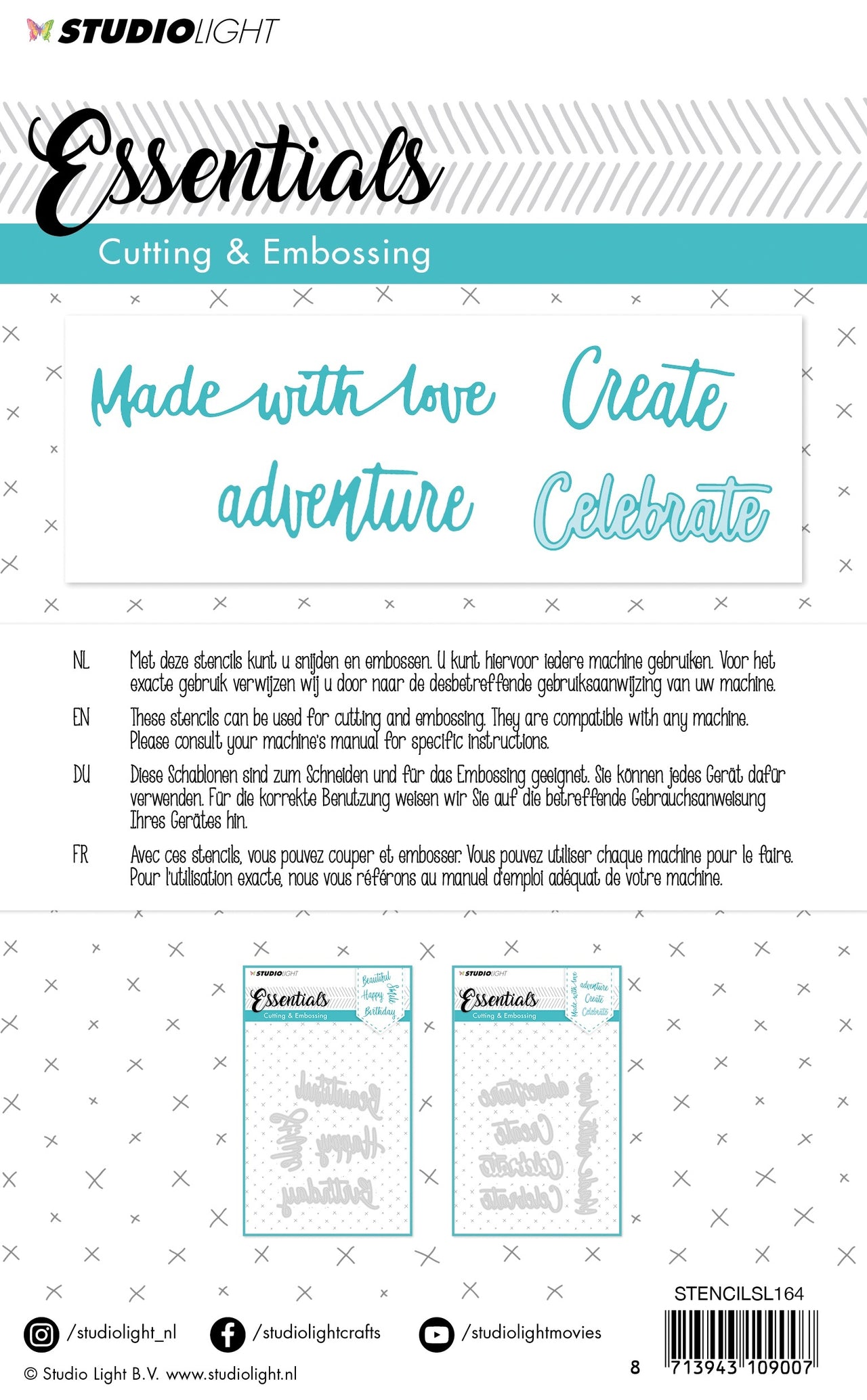 Studio Light Essentials Cutting & Embossing Die - 569018