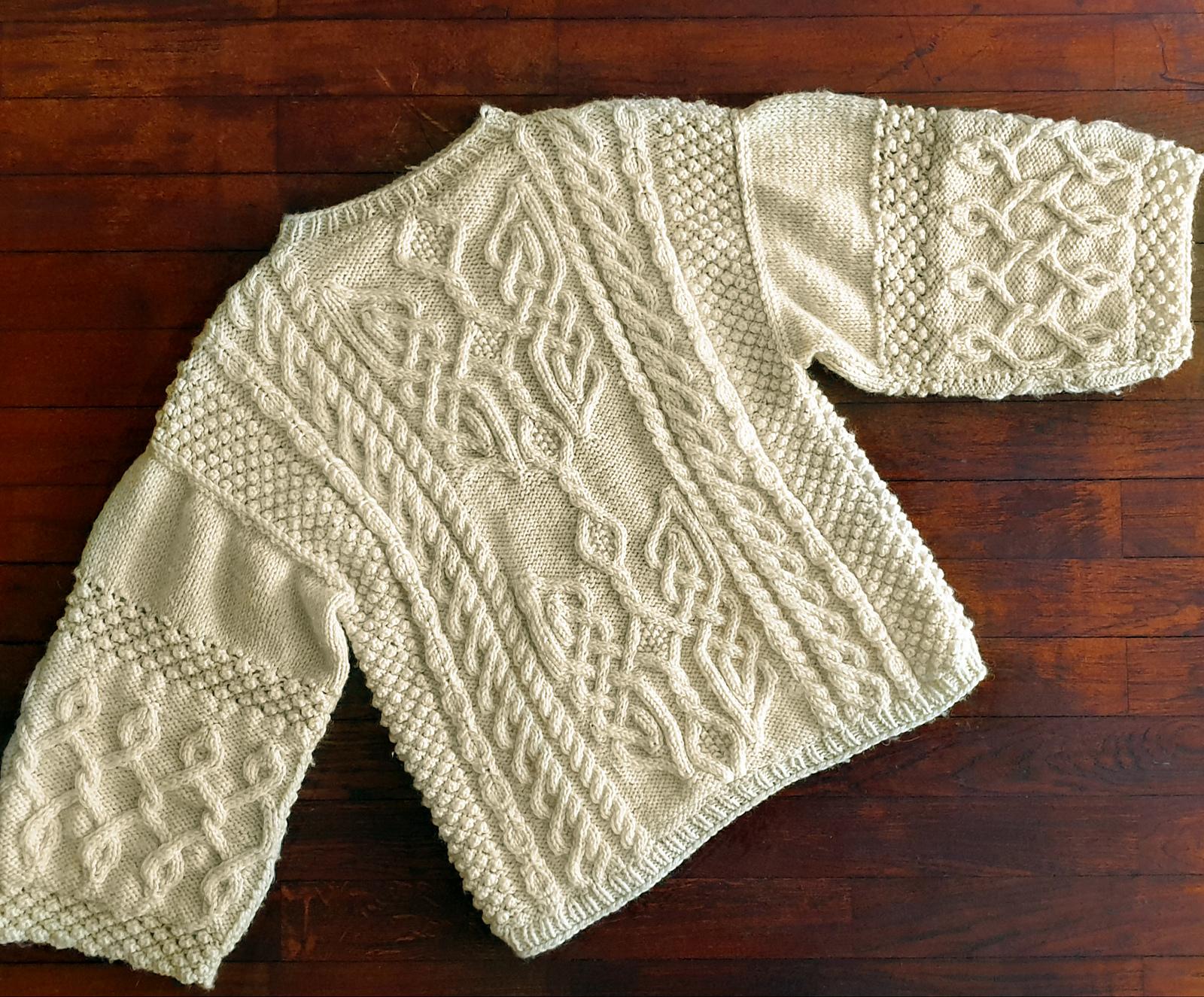 Snowstorm Irish Sweater
