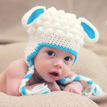 Crochet Lamb Hat Pattern (US Terms)