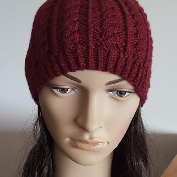 Sally - 8ply cable beanie
