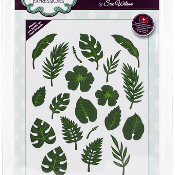 Creative Expressions Craft Dies By Sue Wilson - Necessities-Tropical Flora
