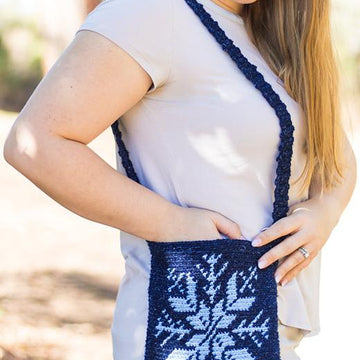 Snowflake Tapestry Bag