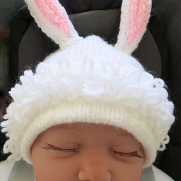 Baby Bunting Bunny Car Seat Blanket plus Hat