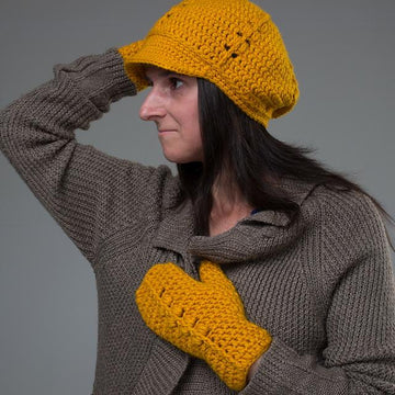 Muscari Newsboy Hat