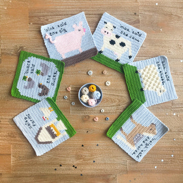Noisy Farm Crochet Quiet Book