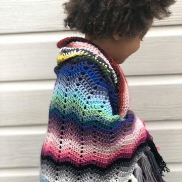 Serape Ripple Shawl