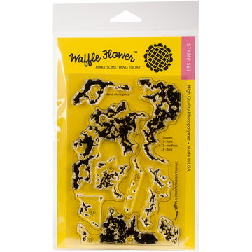Waffle Flower Crafts Clear Stamps 4"X6" - Layering Marble