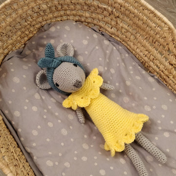 Mary and Mike Mice Mouse Doll Dolls Heart Crochet Amigurumi
