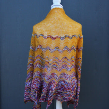 Sunrise Over Hill Country Shawl