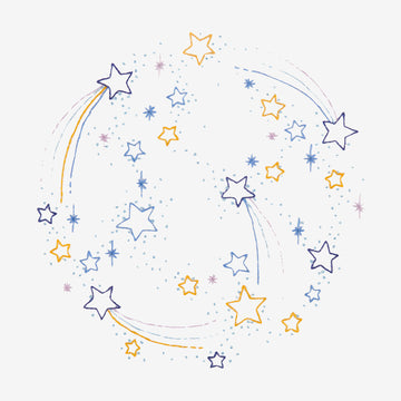 Star Showers in DMC - PAT0849 -  Downloadable PDF