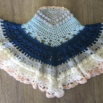 Crochet Vintage Caplet Shawl