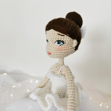 Clara the Ballerina in White Tutu