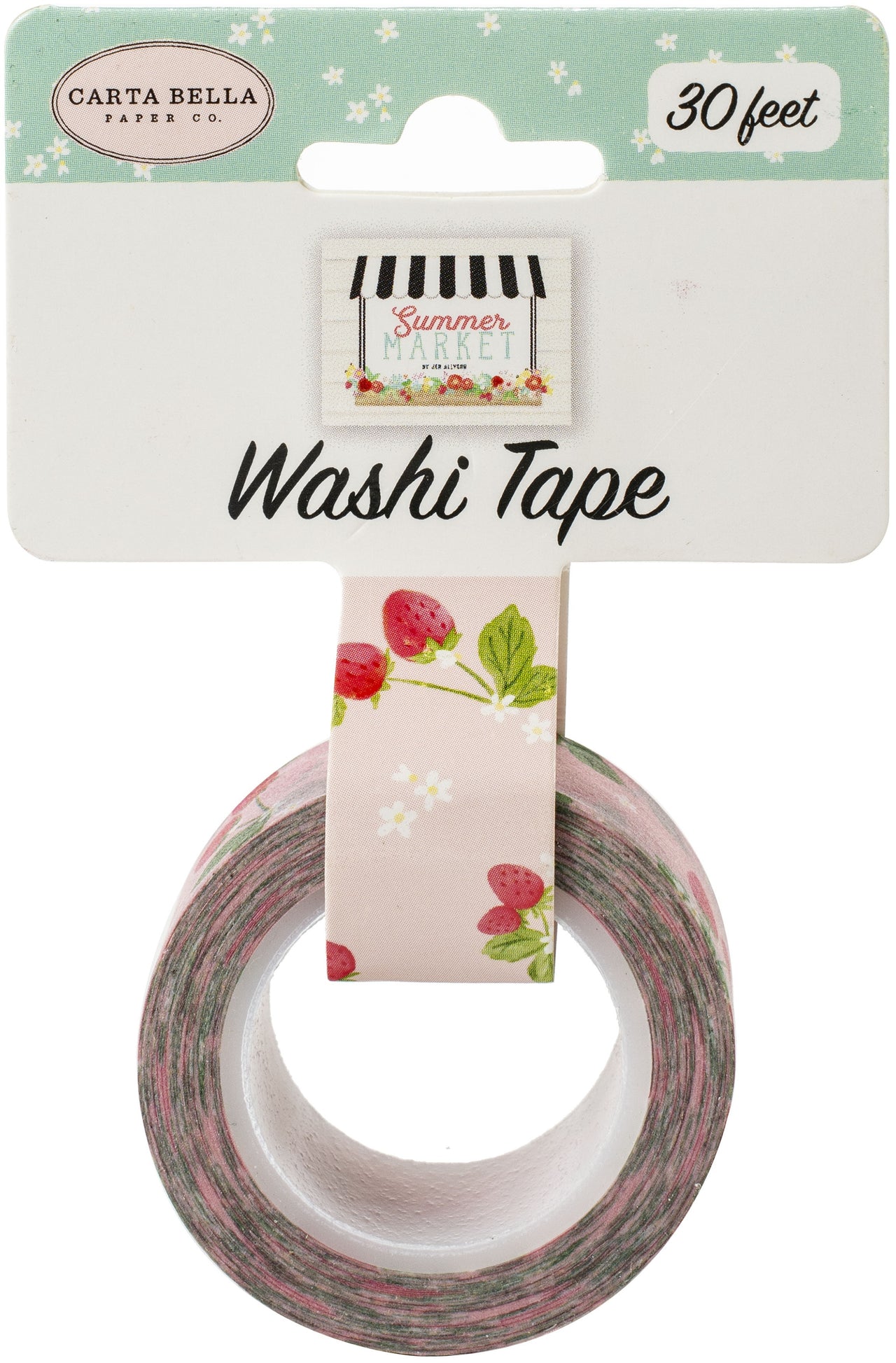 Echo Park Paper Carta Bella Summer Market Washi Tape 30' - Summer Berries