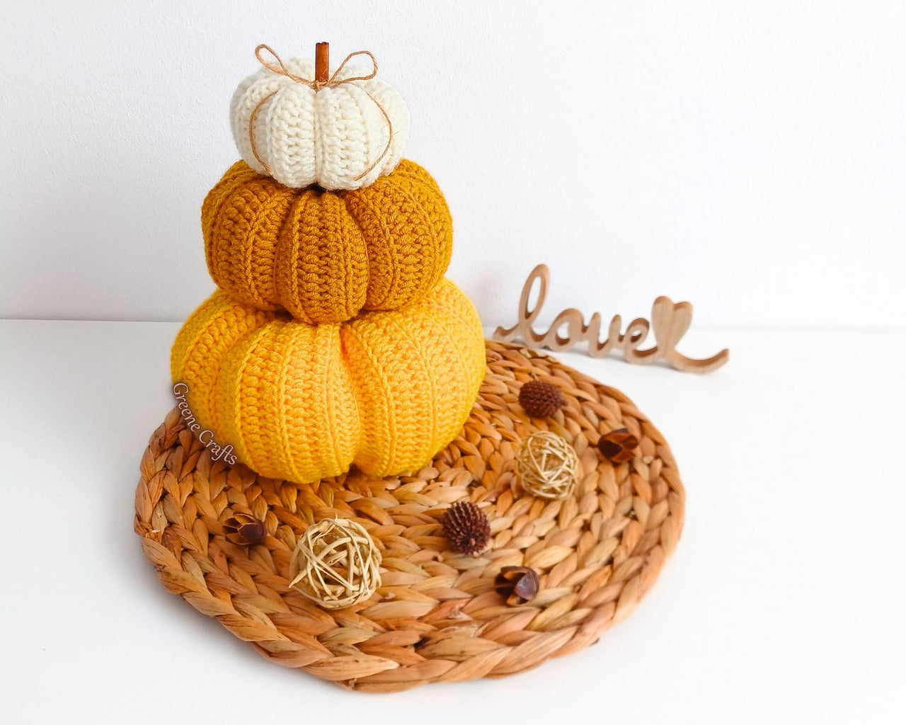 Rustic Pumpkin Centerpiece for Fall / Rustikale Kürbisse