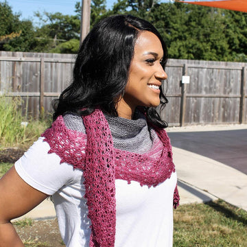 Dragon's Crescent Shawl
