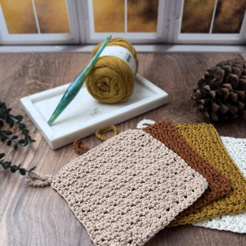 Crunch Stitch Washcloth