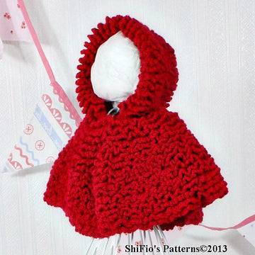 Cape & Dress Baby Crochet Pattern #162