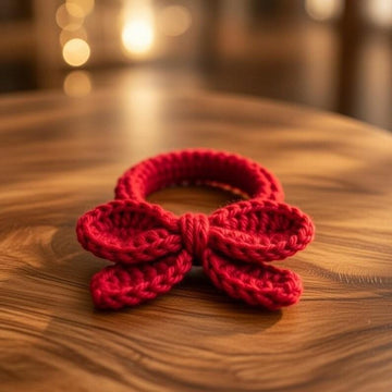 Crochet Bow Scrunchie Pattern | PDF Photo & Video Tutorial | Easy Hair Accessory