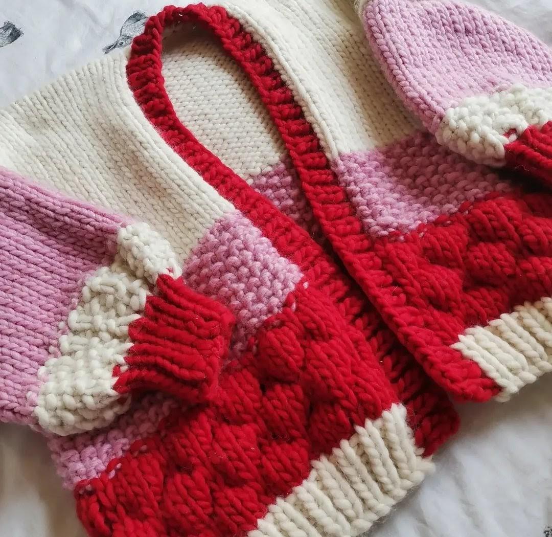 Monstera Chunky Cardigan