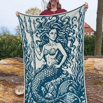 Siren Sovereign | Mermaid Fantasy Blanket