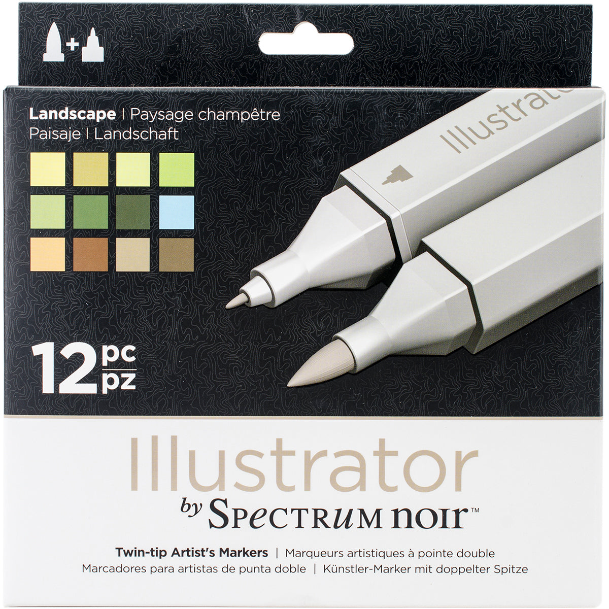 Illustrator by Spectrum Noir 12 Pen Set - Landscape