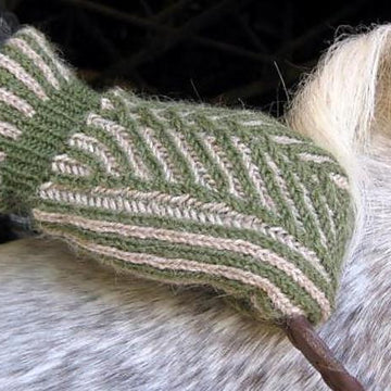 Braided Rein Mittens