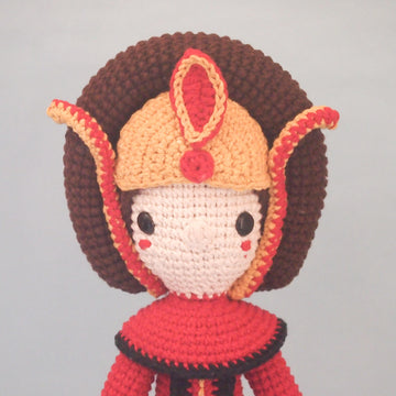 PADMÉ AMIDALA, Satar Wars tribute crochet pattern
