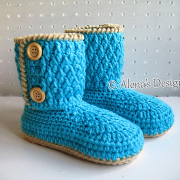 Two-Button Children's Boots