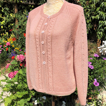 Sophia, 4 Ply Raglan Cardigan