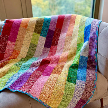 Crochet Jelly Roll Blanket