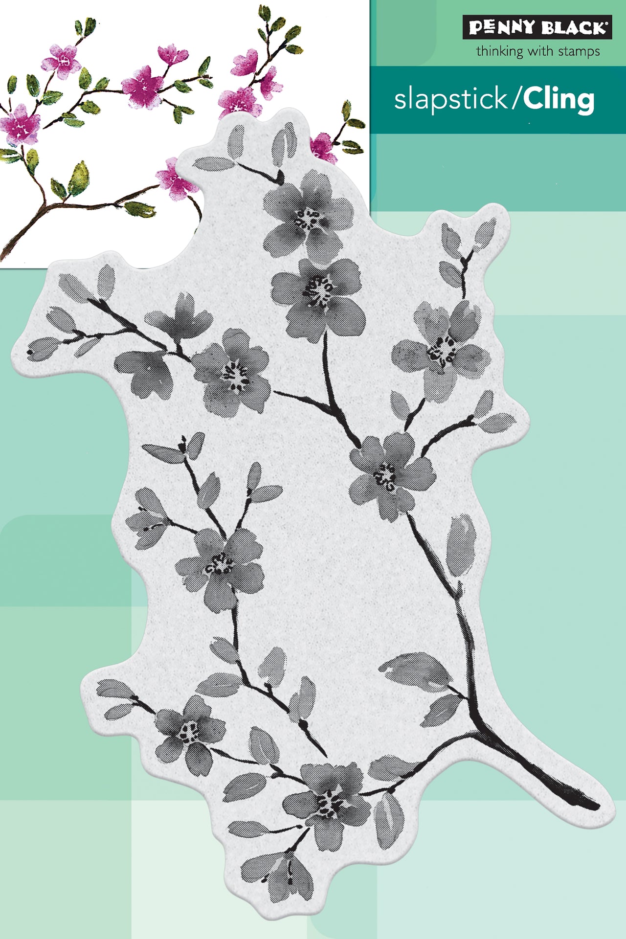 Penny Black Cling Stamps - Blissful Blossoms