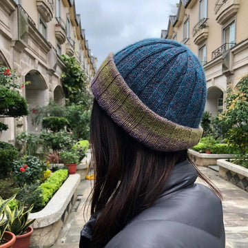 Fingering Gradient Hat 暖心漸層配色帽 細線版