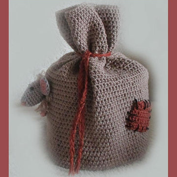 Toilet paper roll cover "Bag with mice "
