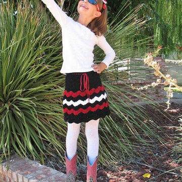 Crochet Striped Skirt - Julia