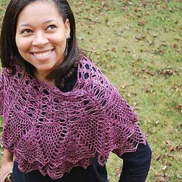 Ananas Crocheted Shawlette
