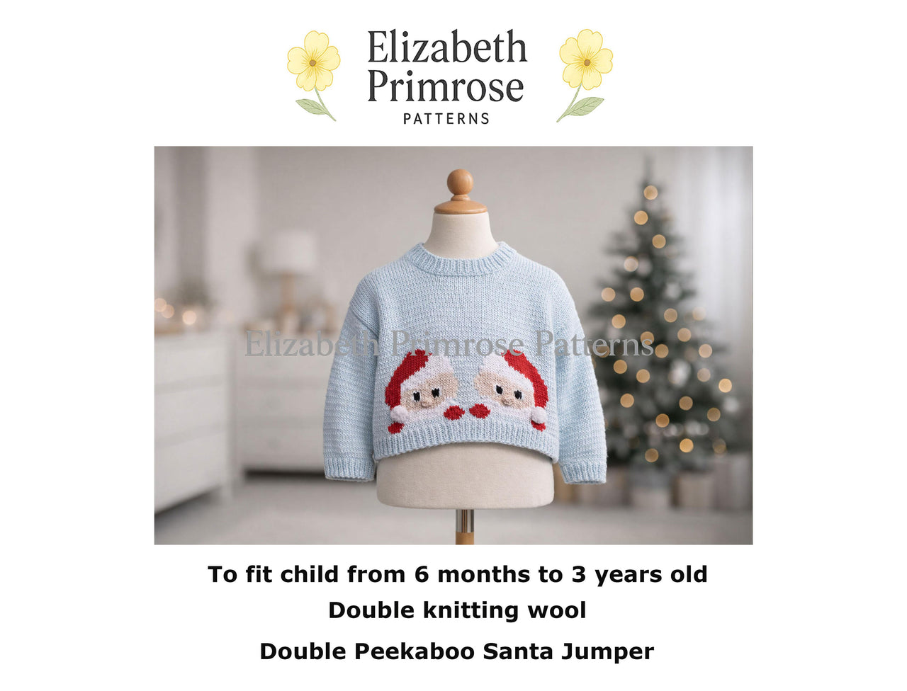 Double Peekaboo Santa Jumper P40