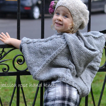 Baby 'Cabled Poncho'