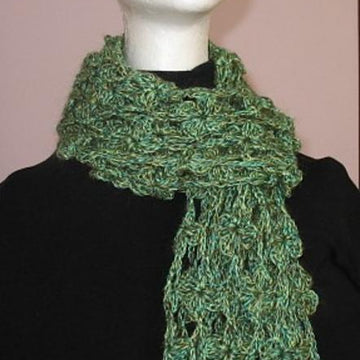 Green Blossom Dogwood Flower Scarf