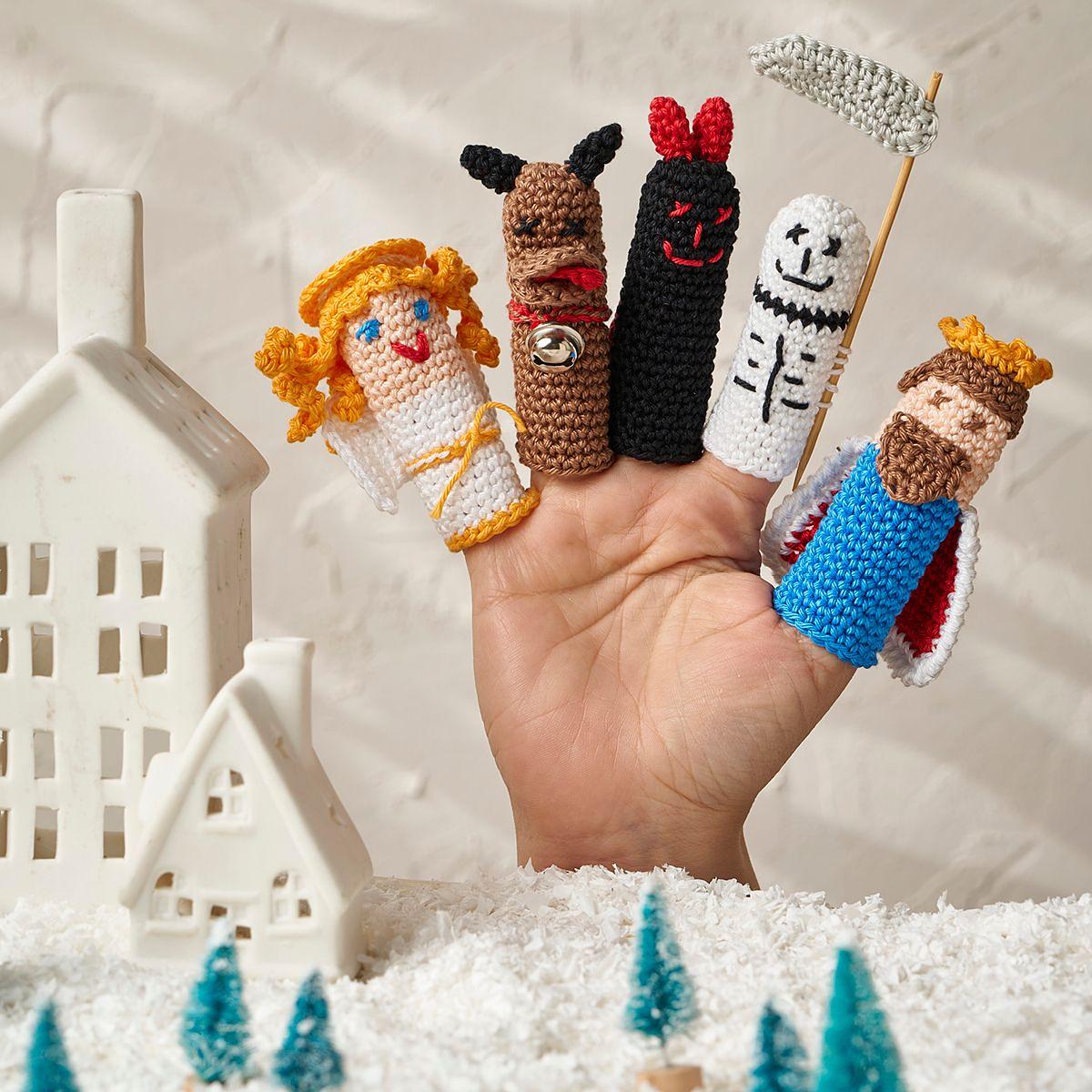 Christmas Carol Finger Puppets