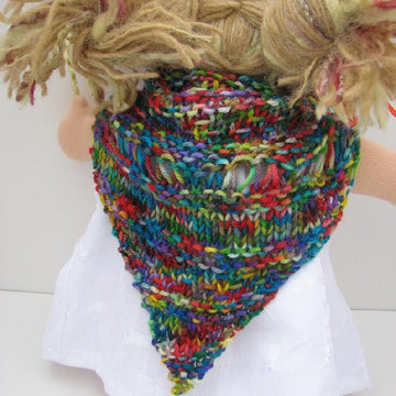 Patchwork Prairie Shawl for Dolls