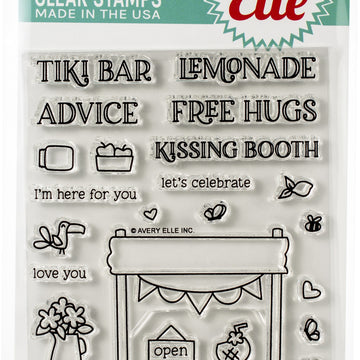 Avery Elle Clear Stamp Set 4"X6" - Market Stand