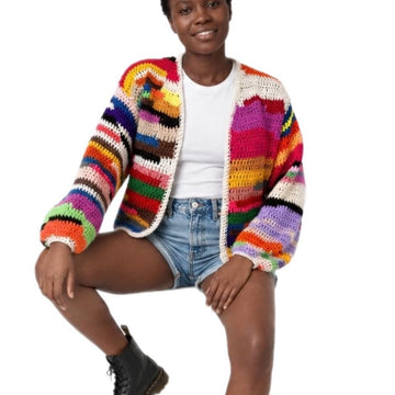 Scrap Crochet Cardigan