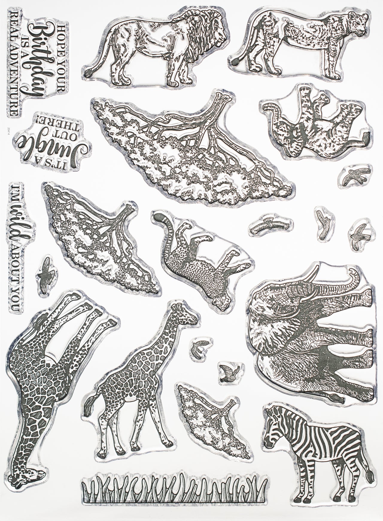 Creative Expressions A6 Clear Stamp Set - African Animals