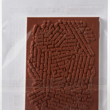 Darkroom Door Texture Stamp 2.3"X3.3" - Torn Text